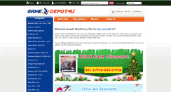 Desktop Screenshot of gamedepot4u.com