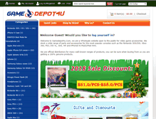 Tablet Screenshot of gamedepot4u.com